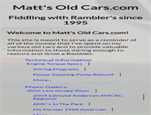 Tablet Screenshot of mattsoldcars.com